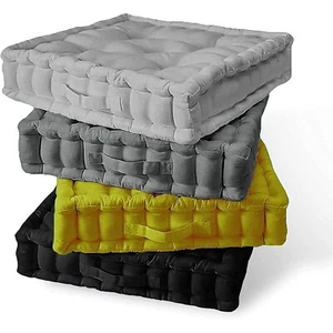 Sitzerhöhung Sitzkissen Erwachsene klobig Home Office Gartensessel Stuhl anthrazit - Bild 1 von 9