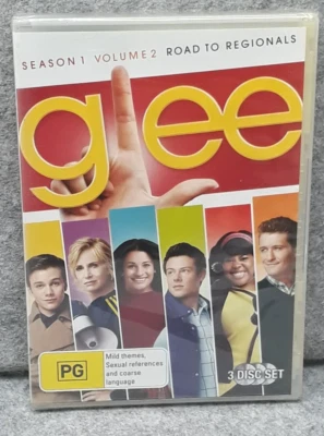 NEW: GLEE Season 1 Vol 2 Drama Sing TV Series DVD Region 4 PAL Free Fast Post - image 1 of 2