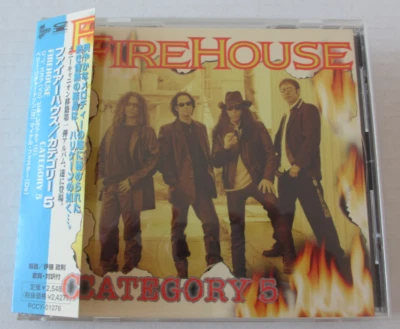 FIREHOUSE- CATAGORY 5 CD JAPAN 1998 80s HAIR METAL GLAM ROCK TRIXTER PCCY-01276 - Image 1 of 4