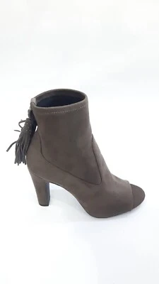 Vince Camuto Zapato Zapatos Tobillo Bota Mujer Bison Talla 37,5 Marrón VNC01 - Imagen 1 de 4