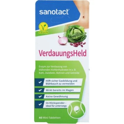 SANOTACT GMBH VERDAUUNGSHELD Mini-Tabletten sanotact 40 St PZN17380277