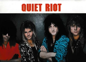 Quiet Riot- The Wild And The Young UK vinyl 12" single - Picture 1 of 3