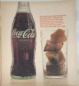 1966 Coca Cola Soda Vintage Werbung Immer erfrischend 14"x10" - Bild 1 von 1