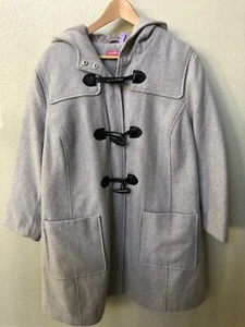 WOMAN WITHIN GRAY WOOL COAT JACKET SIZE 20W NEW - Picture 1 of 4