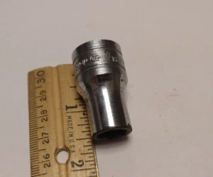 Snap-On Underline 1/2" Drive 7/16" Shallow 6 Point Socket TW-141 CAN etch G1229 - Imagen 1 de 6