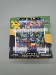 Dowdle National Park Serie Puzzle 500 Teile "The Black Hills" Mt Rushmore - Bild 1 von 4
