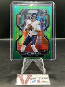 2021 Panini Prizm - JUSTIN FIELDS ROOKIE HYPER PRIZM /175 #334 - Foto 1 di 3