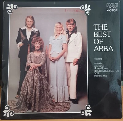 ABBA ‎– The Best Of ABBA - 1975 LP record VG+, cover VG - Image 1 of 4