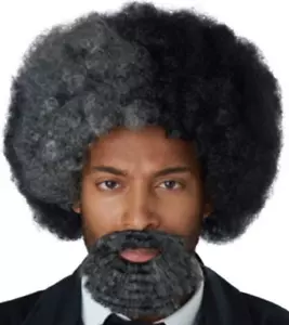 HEROES IN HISTORY FREDERICK DOUGLASS Instant Disguise Kit School Plays - Picture 1 of 2