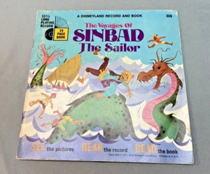 Walt Disney VOYAGES OF SINBAD THE SAILOR Disneyland Record and Book LLP-359 - Picture 1 of 8