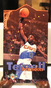 1995-96 Fleer NBA Jam Session Die-Cut Terrell Brandon Card #D17 - Bild 1 von 2