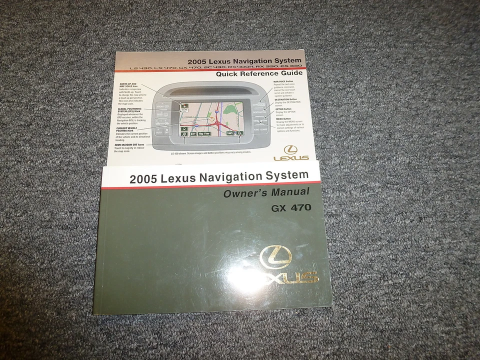 2005 Lexus GX470 Navigation System Owner Owner's User Manual Book xz - Image 1 of 1