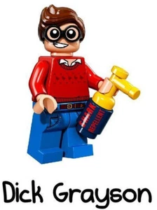 LEGO Batman Movie Series 71017 Minifigure #9 Robin Dick Grayson Shark SEALED - Picture 1 of 2