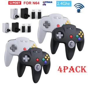 4PACk 2.4G Wireless N64 Controller For N64/ Nintendo Switch/ PC/ Mac Windows - Picture 1 of 16