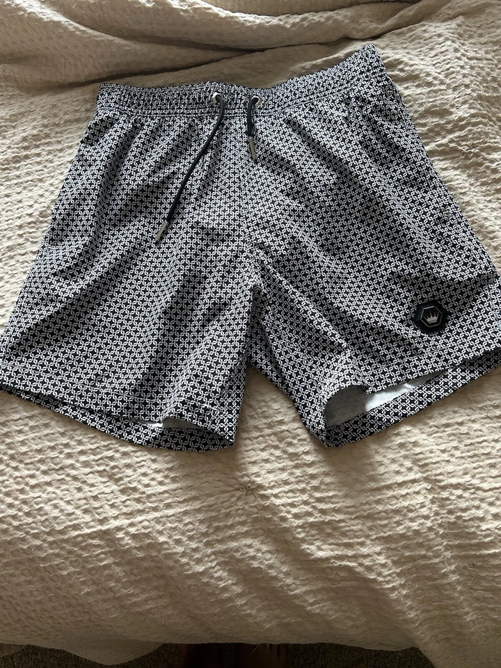 Bertigo 男式游泳短裤,成人中号,多色 — 第 1/4 张图片