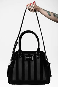 Killstar Earn Your Stripes Womens Gothic Punk Crossbody Purse Handbag KSRA005317 - Picture 1 of 1