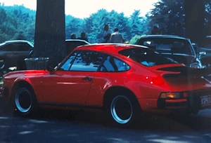 Porsche 911 Car 35mm Photo Slide Vintage 1981 - Picture 1 of 3