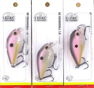 (3) Castaic 2" CC Squarebill 1.0 Crankbaits 1/4 Oz Fall Shad Brand New in Pack - Picture 1 of 3