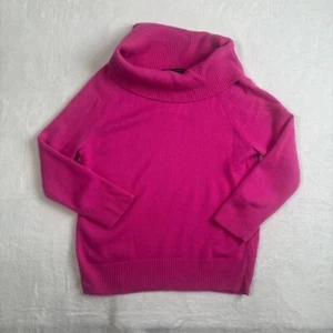 Valerie Stevens Kaschmirpullover rosa Rollkragen gerippt Bündchen & Saum Damen Medium - Bild 1 von 7