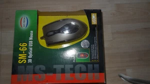 VINTAGE MS-Tech SM-66 USB Optical Wheel Mouse Optische 3 Tasten PC Maus 2000er - Bild 1 von 3