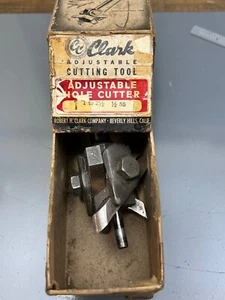 Vintage CC Clark Adjustable Hole Cutter 1"-2-1/2" - Picture 1 of 10