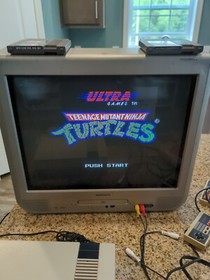 Vintage - Teenage Mutant Ninja Turtles (Nintendo NES) Authentic And Tested