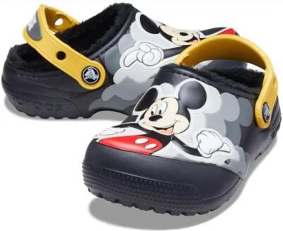 Zueco Crocs Fun Lab forrado Disney Mickey Mouse niños tallas c7-c9 y j1-j3 206553 Foto 1 de 4