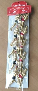 Lote 5 Llaveros de Boxeo Muay Thai Artes Marciales Dorado Nuevo Antiguo Stock En Tarjeta - Imagen 1 de 7