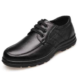 Zapatos informales de negocios para hombre suaves cómodos sin cordones zapatos planos para hombre - Imagen 1 de 13