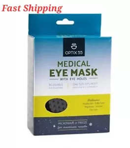 Gel Eye Mask with Eye Holes- Hot Cold Compress Pack Eye Therapy- Blue - Picture 1 of 7