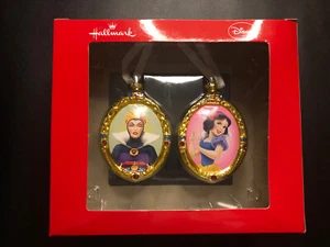Hallmark Disney mundgeblasene Glas Ornamente Schneewittchen und die böse Königin Neu - Bild 1 von 1