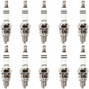 10pcs Spark Plug A7TC GY6 Scooter ATV Moped Go Kart Pit Dirt Quad Bike TaoTao - Picture 1 of 7