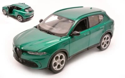 MODELLINO AUTO STATICO BURAGO ALFA ROMEO TONALE VERDE MODELLISMO SCALA 1:24 - Immagine 1 di 4