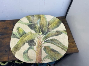 Palm Tree Melamine Precidio Plate 14" Tropical - Picture 1 of 5