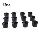 32 Pcs Chair Leg Pad Rubber For Protection Cover Round Furniture Table Feet