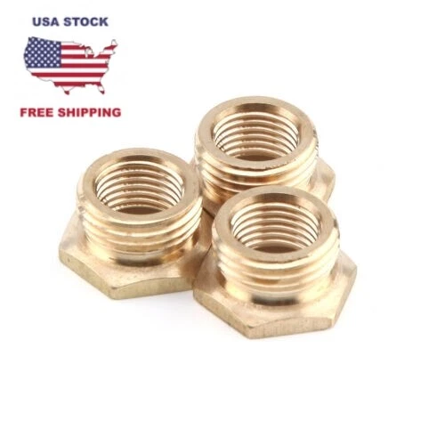 2pcs RCEXL Advanced 14mm to 10mm spark plug Bushing adapters (Copper) Model - Image 1 of 4
