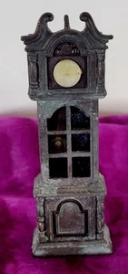 Vintage Miniature FIGURAL PENCIL SHARPENER "Antique GRANDFATHER CLOCK" - Picture 1 of 5