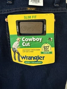 Wrangler Herren Cowboy Cut - Slim Fit Denim Jeans Stretch Neu W36 x L34 (937STR) - Bild 1 von 7