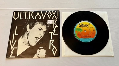 ULTRAVOX Retro Live 7" EP 1978 UK original on Island punk rock new wave Foto 1 de 4