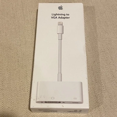 NEW Original Apple MD825AM/A Lightning to VGA Adapter A1439 - Image 1 of 4