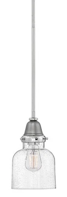 Mini colgante Hinkley Lighting 67073 Academy 1 luz 6-1/2" W - níquel Foto 1 de 3