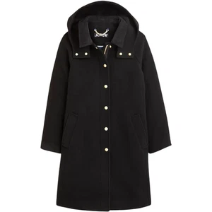 J CREW  Stowe Parka Black Wool Coat  18 NWT - Picture 1 of 10