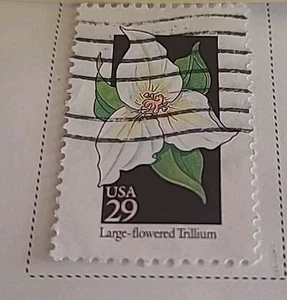 STAMP US SCOTT 2652 "Wild Flowers Large-Flowered Trillium" 29 CENT 1992 MNH - Picture 1 of 1