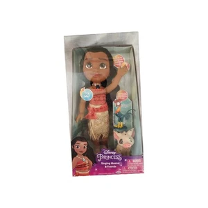 Neu Disney Prinzessin Moana 14 Zoll singende Puppe mit Tierfreunden Pua Heihei - Bild 1 von 4