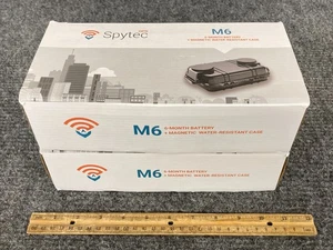 Lot of 2 Spytec GPS M6 6-Month Battery, Magnetic Water-Resistant Cases -Open Box - Picture 1 of 4