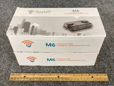 Lot of 2 Spytec GPS M6 6-Month Battery, Magnetic Water-Resistant Cases -Open Box - Image 1 of 4