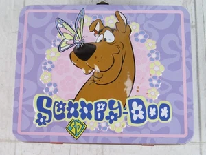 Scooby Doo Purple Floral 3D Metal Lunch Box (Tin Box Co.) - Picture 1 of 7