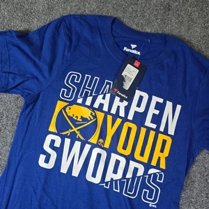 Maglietta da donna Buffalo Sabres NHL Fanatics Sharpen Your Swords - Foto 1 di 7