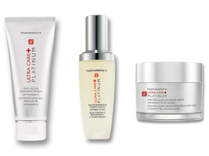 NUTRIMETICS Ultra Care + Platinum Essentials Collection + FREE GIFTS - RRP $230 - image 1 of 1