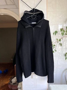 AW/08 Stone Island Zip Up Wool Knit Jacket Hoodie (XL) Vintage Italy Made 2008 - Bild 1 von 17